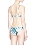 Back View - Click To Enlarge - MARA HOFFMAN - Sea tree print lace-up cami bikini top