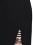 Detail View - Click To Enlarge - ALEXANDER WANG - Lace-up split pencil skirt