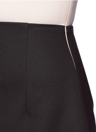 Detail View - Click To Enlarge - ACNE STUDIOS - 'Sam' georgette and twill sleeveless dress