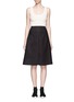 Main View - Click To Enlarge - ACNE STUDIOS - 'Sam' georgette and twill sleeveless dress