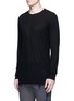 Front View - Click To Enlarge - 1.61 - L.T.' rolled hem long sleeve T-shirt