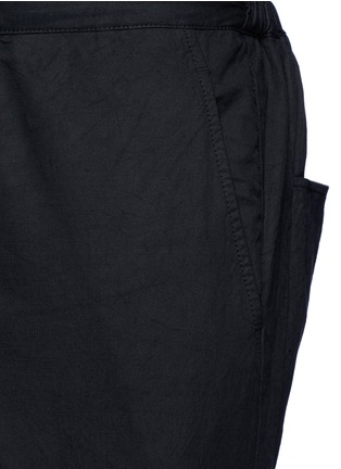 Detail View - Click To Enlarge - 1.61 - 'B.E.' drop crotch cotton-linen pants