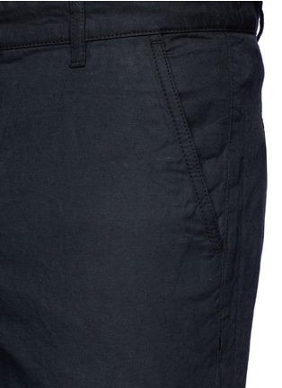 Detail View - Click To Enlarge - 1.61 - 'F.B.' slim fit cotton-linen pants