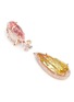  - ANABELA CHAN - 'Rose Papillon' detachable citrine 18k rose gold drop earrings