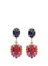Main View - Click To Enlarge - ANABELA CHAN - 'Opals Violet' detachable gemstone 18k rose gold drop earrings