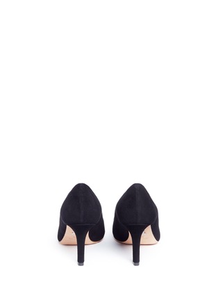 Back View - Click To Enlarge - ARUNA SETH - 'Farfalla' crystal pavé butterfly suede pumps