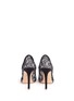 Back View - Click To Enlarge - ARUNA SETH - 'Farfalla' crystal pavé butterfly chantilly lace pumps