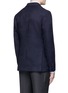 Back View - Click To Enlarge - LARDINI - Python wool jacquard soft blazer