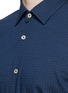Detail View - Click To Enlarge - LARDINI - Houndstooth print cotton shirt