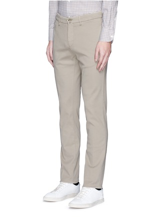 Front View - Click To Enlarge - LARDINI - Slim fit cotton twill chinos