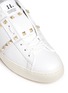 Detail View - Click To Enlarge - VALENTINO GARAVANI - 'Rockstud Untitled 11' leather sneakers