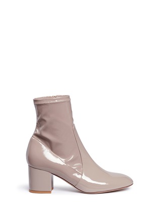 Main View - Click To Enlarge - VALENTINO GARAVANI - Stretch patent leather boots