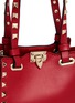 Detail View - Click To Enlarge - VALENTINO GARAVANI - 'Rockstud' micro mini leather tote