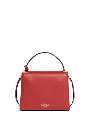 Back View - Click To Enlarge - VALENTINO GARAVANI - 'My Rockstud' small top handle leather bag