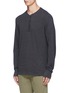 Front View - Click To Enlarge - RAG & BONE - 'Classic' garment wash Henley shirt