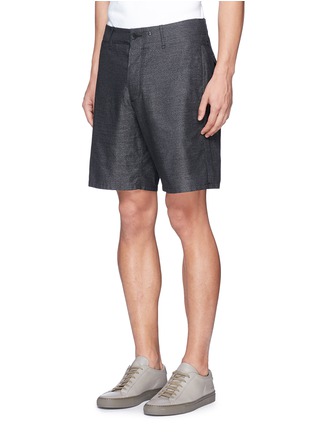 Front View - Click To Enlarge - RAG & BONE - 'Matthew' cotton shorts
