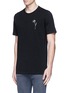 Front View - Click To Enlarge - RAG & BONE - Flower embroidery cotton T-shirt