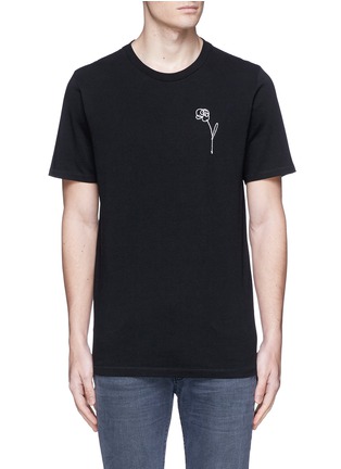 Main View - Click To Enlarge - RAG & BONE - Flower embroidery cotton T-shirt