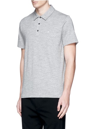 Front View - Click To Enlarge - RAG & BONE - Standard Issue' cotton blend jersey polo shirt