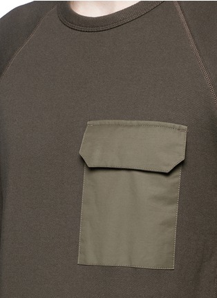 Detail View - Click To Enlarge - RAG & BONE - 'Aviator' flap pocket sweatshirt