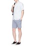 Figure View - Click To Enlarge - RAG & BONE - 'Matthew' woven cotton shorts