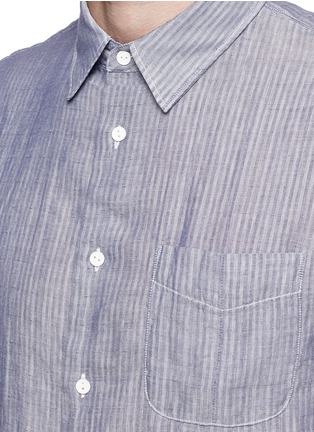 Detail View - Click To Enlarge - RAG & BONE - 'Beach' stripe reverse cotton shirt