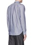 Back View - Click To Enlarge - RAG & BONE - 'Beach' stripe reverse cotton shirt