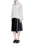Figure View - Click To Enlarge - THE ROW - 'Kaima' cashmere-silk rib knit sweater