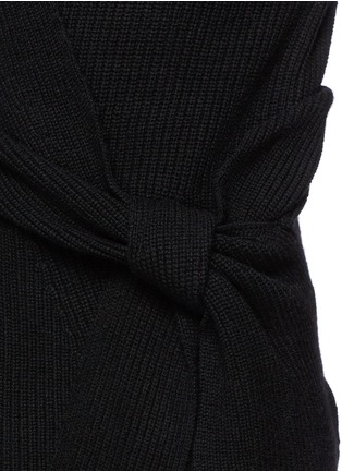 Detail View - Click To Enlarge - 3.1 PHILLIP LIM - Draped wool-yak-cashmere sweater