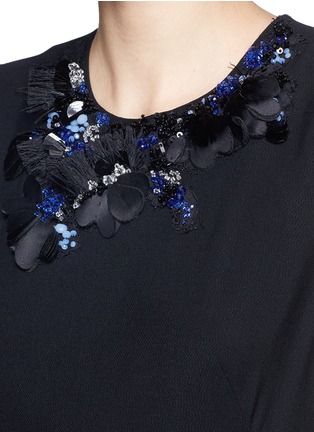Detail View - Click To Enlarge - 3.1 PHILLIP LIM - Floral embellished sleeveless dress