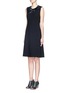 Front View - Click To Enlarge - 3.1 PHILLIP LIM - Floral embellished sleeveless dress