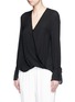 Front View - Click To Enlarge - 3.1 PHILLIP LIM - Bow tie sleeve silk crepe blouse