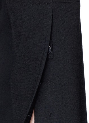 Detail View - Click To Enlarge - 3.1 PHILLIP LIM - Side slit hopsack flare pants
