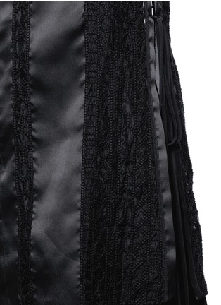 Detail View - Click To Enlarge - 3.1 PHILLIP LIM - Silk twill embroidered vest overlay dress