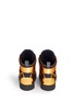 Back View - Click To Enlarge - MARC BY MARC JACOBS SHOES - 'Ninja' metallic leather mesh high top sneakers