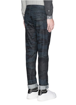 Back View - Click To Enlarge - J BRAND - 'Tyler' camo wave print jeans