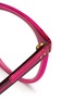 Detail View - Click To Enlarge - LINDA FARROW - Keyhole bridge acetate optical glasses