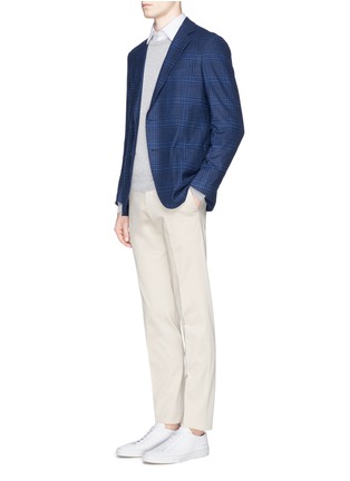 Figure View - Click To Enlarge - ISAIA - Cotton slim fit chinos