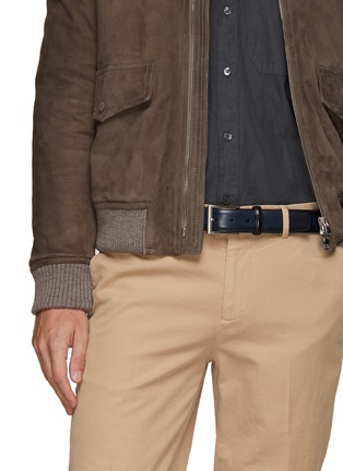 Figure View - Click To Enlarge - MAGNANNI - Hand Antiqued Leather Belt