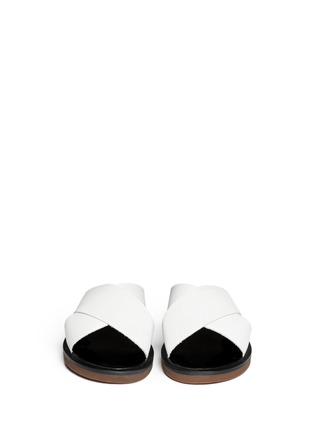 Figure View - Click To Enlarge - CLERGERIE - 'Bart' crisscross strap sandals