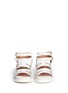 Figure View - Click To Enlarge - CLERGERIE - 'Caroube' grommet notched strap leather sandals