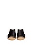 Figure View - Click To Enlarge - CHLOÉ - Cross vamp leather mule sandals