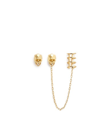 Main View - Click To Enlarge - JOOMI LIM - 'London Calling' skull earring and cuff set
