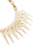 Detail View - Click To Enlarge - JOOMI LIM - 'Vertigo' geometric metal fretwork pearl necklace