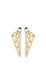 Main View - Click To Enlarge - JOOMI LIM - 'Vertigo' geometric metal fretwork earrings