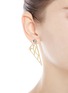 Figure View - Click To Enlarge - JOOMI LIM - 'Vertigo' geometric metal fretwork earrings