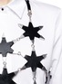 Detail View - Click To Enlarge - ZANA BAYNE - 'Linked Star' leather halter