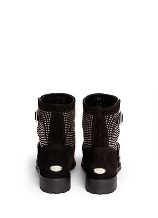 Back View - Click To Enlarge - JIMMY CHOO - 'Youth' micro stud suede boots