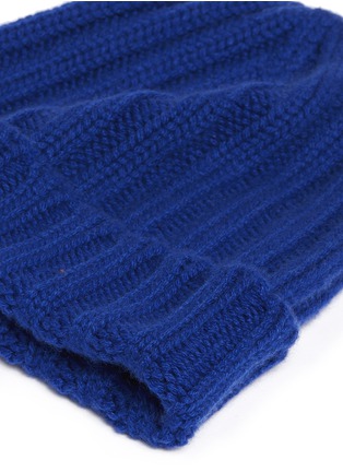 Detail View - Click To Enlarge - DRUMOHR - Rib knit cashmere beanie