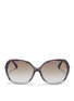 Main View - Click To Enlarge - MICHAEL KORS - 'Meredith' oversized gradient acetate sunglasses